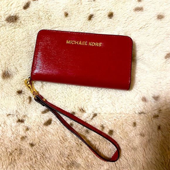 Michael Kors Handbags - Michael Kors red wallet
